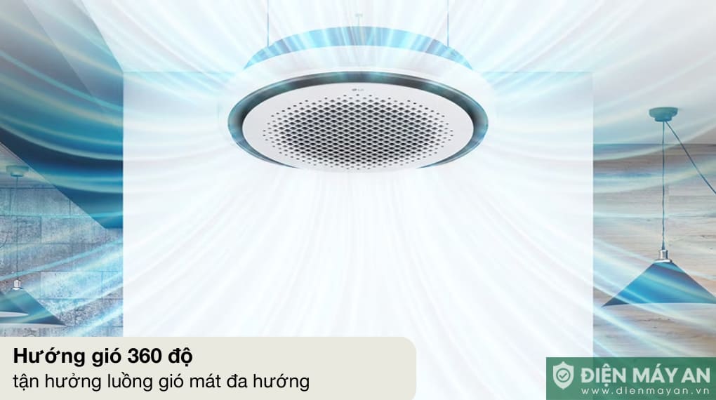 Điều hòa âm trần cassette LG Inverter 48000 BTU ZTNQ48GYLA0